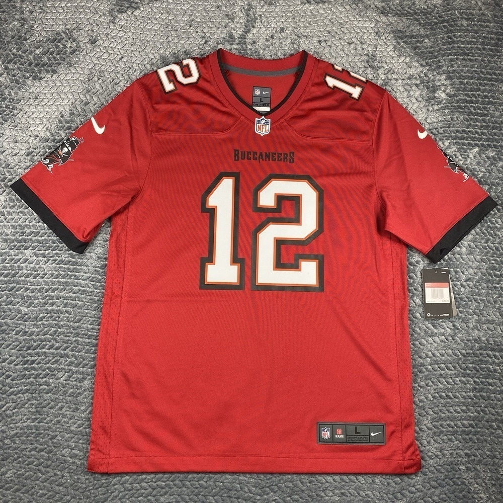 Nike Tom Brady Tampa Bay Buccaneers NFL On Field Jersey Men's Size L New W/tags